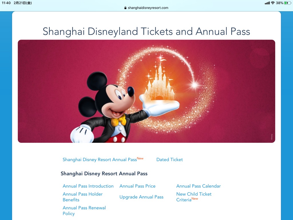 上海レポ 上海ディズニーランドの年間パスポートとは Summyworld