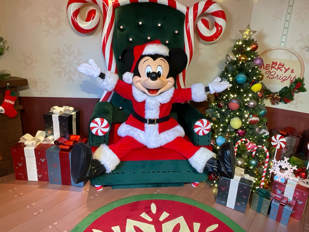 ミッキー エアブロー クリスマス 東京ローソク製造 ライティングピクチャー ミッキーフレンド
