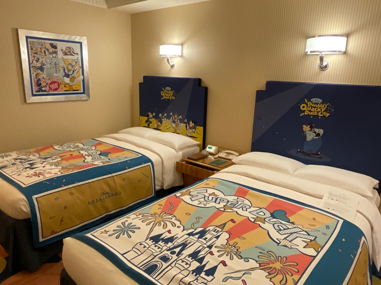 舞浜レポ】ドナルドだらけ！？ディズニーアンバサダーホテルのドナルド