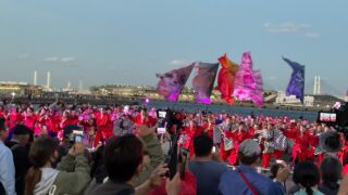 【よさこい】今日に限ってなぜ寒い(横浜よさこい祭り報告)