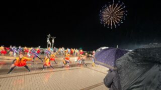 【よさこい】何でこの時期にこの本降りよ(冬のよさこいソーズラ報告)